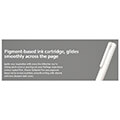 xiaomi high capacity ball pen black white body 10 pack extra photo 2