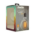 lamptiras xanlite led filament spiral deco g125 clear extra photo 2