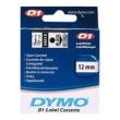 dymo xartotainia gia etiketografo d1 12 mm x 7 m mayri diafanis 45010 photo