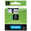 dymo etiketes d1 12mm black white 45013 s0720530 photo