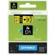 dymo etiketes d1 6mm black yellow labels 43618 s0720790 photo