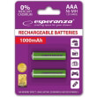 mpataries esperanza ni mh 3a 1000mah green 2pcs photo