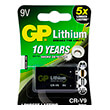 gp lithium battery crv9 9v 1 pc blister best for smoke detectors gp photo
