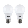 hama 112701 led bulb e27 806 lm replaces 60w incand bulb warm white 2 pcs photo