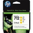 HP  INKJET NO.712 YELLOW 3-PACK   OEM:3ED79A