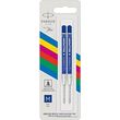 antallaktiko parker 2x set quinkflow basic ballpoint pen refill m blue photo