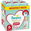 panes pampers premium pants no6 15 kg 93tmx monthly pack photo