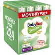 panes babylino sensitive cotton soft monthly pack no3 4 9kg 224tem photo