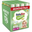 panes babylino sensitive cotton soft monthly pack no5 11 16kg 176tem photo