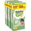 panes babylino sensitive cotton soft super pack n5 12 17kg 126tem photo