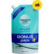afroloytro noxzema men pilot bonus pack doy 3600ml 6x600ml photo