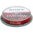 sony dvd rw 47gb 120min 4x cakebox 10pcs photo sony dvd rw 47gb 120min 4x cakebox 10pcs photo