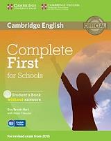 complete first for schools students book cd rom photo