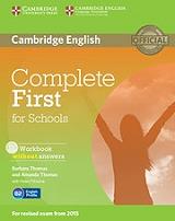 complete first for schools workbook audio cd photo