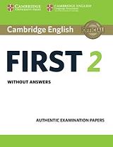 cambridge english first 2 students book photo