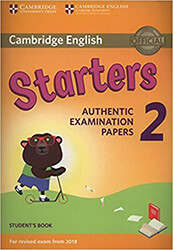 cambridge young learners english tests starters 2 students book for revised exam from 2018 photo