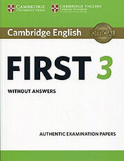 cambridge english first 3 students book without answers photo