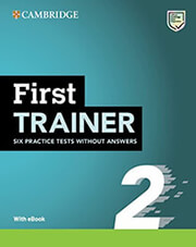 cambridge english first trainer 2 without answers on line audio photo