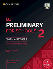cambridge preliminary english test for schools 2 self study pack downloadable audio photo