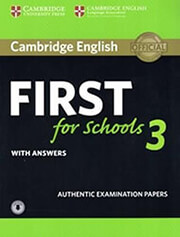 cambridge english first for schools 3 self study pack downloadable audio with answers photo