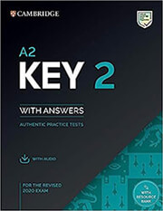 cambridge key 2 students book with key downloadable audio for revised exams from 2020 photo