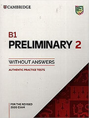 cambridge preliminary 2 students book for revised exams from 2020 photo