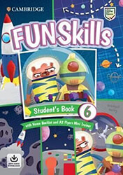 fun skills exam pack students book level 6 home booklet a2 flyers mini trainer with downloadable audio photo