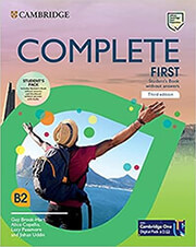 complete first students book pack workbook on line audio 3rd ed photo