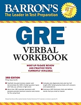 barrons gre verbal workbook 3rd ed photo