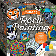 rock painting animal photo