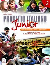 progetto italiano junior 2 libro di classe quaderno degli esercizi cd photo