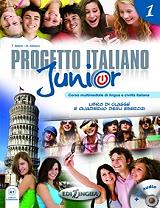 progetto italiano junior 1 libro di classe quaderno degli esercizi cd photo