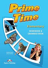 prime time elementary workbook and grammar book photo
