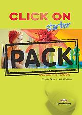 click on starter students book pack audio cd photo