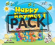 happy rhymes 1 students book cd dvd photo