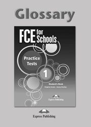 fce for schools 1 practice tests glossary photo