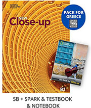 new close up b1 pack for greece students book spark testbook notebook photo
