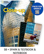 new close up b1 pack for greece students book spark testbook notebook photo