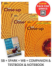 new close up b1 super pack for greece students book spark workbook companion testbook notebook photo