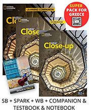 new close up b2 super pack for greece students book spark workbook companion testboo notebook photo