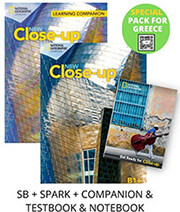 new close up b1 special pack for greece students book spark companion testbook notebook photo