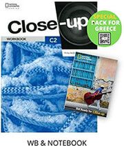 close up c2 workbook special pack for greece workbook notebook photo