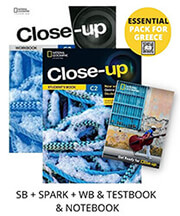 close up c2 essential pack for greece students book spark workbook testbook notebook 2nd ed photo