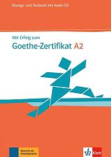 mit erfolg zum goethe zertifikat a2 uebungsbuch testbuch cd photo