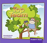 top team pre junior students book with picture dictionary and audio cd photo