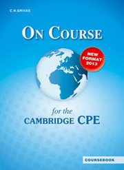 on course cpe coursebook photo