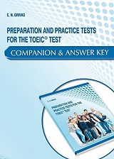 preparation and practice tests for the toeic test companion and answer key photo