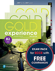 exam pack ecce gold experience b2 students book with app workbook companion york exam skills for ecce photo
