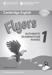cambridge young learners english tests flyers 1 answer book for revised exam from 2018 n e photo