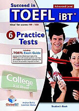 succeed in toefl ibt advanced 6 practice tests sudents book photo